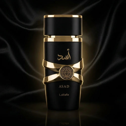 Lattafa Asad perfume bottle