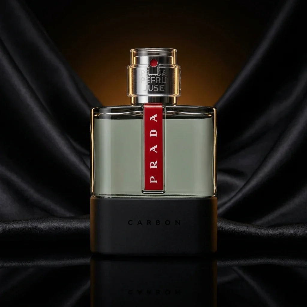Prada Luna Rossa Carbon perfume bottle